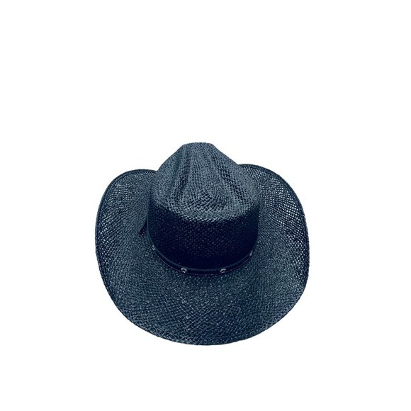 Tombstone Loom Explorer Black Hand Painted Unisex EXPLORER HAT Size 6 3/4 - Picture 8 of 13